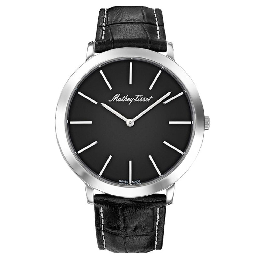 Mathey Tissot Men's Darius Black Dial Watch - H7915AIN